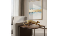 Figurine Sleek Sculpture Elegant Animal Statue for Collectors, Office