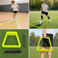 Four-Sided Trapezoidal Agility Circle for Kids' Physical Fitness, Pace Training, Football, and Basketball
