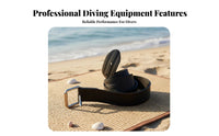 Adjustable Fit Underwater Freediving Weight Belt Long-Lasting Rubber Diving Weight Belt Wear-Resistant for Divers, Spearfishermen