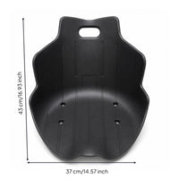 Ribbed Drift Trike Seat Long-Lasting Molded Plastic Seat with Handhold Comfortable Premium for DIY Builders