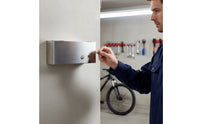 Socket Enclosure with Lock Surface-Mount Outlet Cover with Lock Anti-Pilfering Lockable Outlet Cover for Electricians, Garages, Corridors