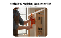 Adjustable Cabinet Door Drilling Jig Aluminum Alloy Cabinet Door Alignment Jig Threaded Rod Engraved Markings