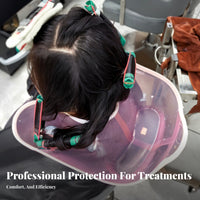 Hair Coloring Neck Tray Prevents Dripping Hair Perming Neck Tray Leak-Resistant Shoulder Support Hairdressing Tool for Barbers, Beauty School