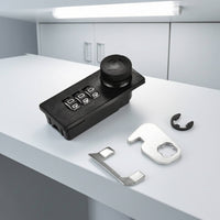 Cabinet Lock with Rotating Knob Slim Mechanical Combination Lock Coded Rotary for Cabinets, Drawers