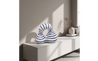 Abstract Sculpture Sculptural Geometric Ornament Contemporary Resin Statue for Entryway, Office, Home