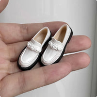 Doll Loafer Realistic Design Pull-on Doll Shoe Material Miniature Footwear for OB22 Dolls