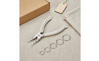 6-Step Jewelry Pliers DIY 6 Step Pliers Double Leaf Spring Hand Tool for Crafters, Workbench
