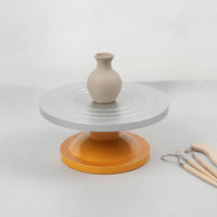 Pottery Turntable Sculpting Turntable Smooth Banding Wheel for Art Studio