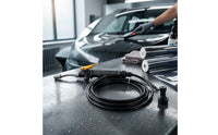 Pressure Sprayer with Hose Compact Handheld Spray Spraying Apparatus One-Handed Handheld Pressure Washer Nozzle for Car Cleaners, Film Installation