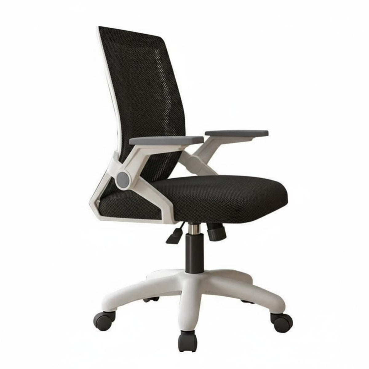 Latex pad Ergonomic Task Chair Adjustable Height Mesh spine Rolling Chair Support rotate Seat Sturdy Construction for Remote Workers, gaming enthusiasts, Students, Study Room, Workspace