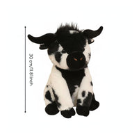 Sitting Cow Stuffed Gift Idea Cow Toy Materials Calf Stuffed Animal for Rest Time