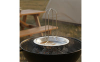 Non-Stick Coating Vertical Chicken Roaster Thickened Upright Chicken Rack Heat Resistant Juice Catcher Pan Set Easy to Clean for Barbecue, Camping, Oven