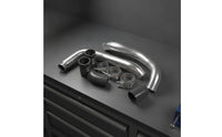 High Performance Turbo Intercooler Pipe Kit Polished Intercooler Pipe with Silicone Boots Bolt-on Vehicle Part Durable for Engine Bay