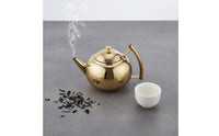 Stainless Steel Teapot Built Internal Mesh Strainer Teapot Easy to Clean Drinkware for Restaurant Owners