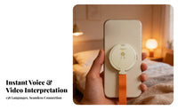 AI Voice Interpreter Instant Interpretation Portable Language Interpreter Simultaneous Interpretation Mobile Accessory for Journeyers, Travel