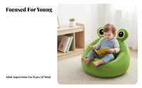 Removable and cleanable Cover creature Character Chair Cartoon look Novelty Foam Armchair Cute Design children's Furniture Child-Safe fastener for Toddlers, Preschoolers, Kids 18 months+, Kindergarten, literacy Corner, Playroom, Living Room