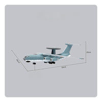1:240 Airborne Early Warning Plane Display Aircraft Model Scale Airplane Model for Collectors, Shelf