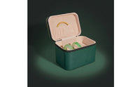 Zippered Bangle Organizer Box Compact Bangle Storage Box Portable Bracelet Organizer Safeguarding for Travelers