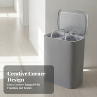 Large Capacity Foldable Laundry Basket Handles Rectangular Laundry Basket for Bedroom