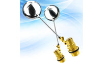 Stainless Steel Quick-Open Buoyant Ball Valve Threaded Connection Adjustable Buoyant Ball Valve Polished Shiny