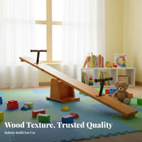 Space-Saving Foldable Two-Seat balancing board Parent-Child Interaction Seesaw Safe Rounded Corners Teeter-Totter Promotes Balance and Coordination for Children, Toddlers, Preschoolers, Home, Living Room, rearyard, Garden
