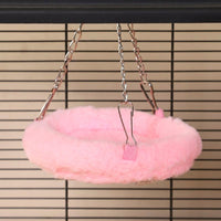 Tip Resistant Hammock and Hamster Hammock, Soft Bird Nest for Cage, Hanging Extra Large Bed for Parrots and Small Birds, 20 cm Diameter