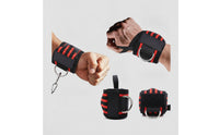 Adjustable Ankle Strap with D-Loop Padded Ankle Straps with D Loop Reinforced Wrist Strap Heavy-Duty for Fitness Enthusiasts, Athletes, Cable Workout, Home Gym
