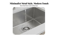 Wide Rim Sink Drain Flange Push-in Round Drain Flange Stainless Steel Plumbing Fixture Easy to Clean