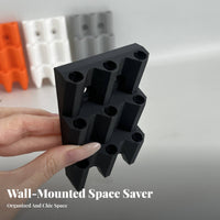 Wall Mounted Organizer Keeps Organized Storage Rack Space-Saving Design Game Room Accessory for Home Bar, Man Cave, Pub
