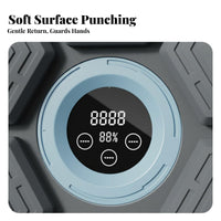 Bluetooth Connectivity Smart Music Boxing Machine 9 Adjustable Speeds Music Boxing Machine Shock Absorbing Electronic Punching Target Stress Relief for Children, Adults, Families
