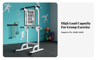Adjustable Height Freestanding Pull-up Bar Heavy Duty Freestanding Pull up Bar Stable Design Station Non-Slip Grips for Children, Students, Home, Indoor, Garage