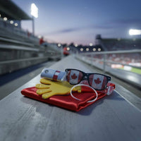 Soccer Supporter Accessories Pack National Flag Cheering Kit for Sports Enthusiasts, Stadiums