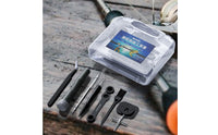 Fishing Reel Tool Kit Compact Reel Maintenance Kit with Case Hand-Held for Garage