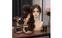 Mannequin Head with Shoulders Professional Mannequin Bust Form Lightweight for Salons