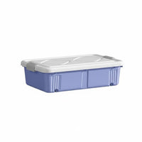 With casters Under-Bed Rolling Container Wheeled Design Rolling Storage Bin Low height Underbed Box Large Capacity for Students, Apartment Dwellers, Homeowners, Bedroom, Dorm Room, Closet