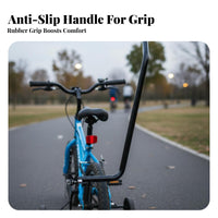 Quick Release Kids Bike Push Handle Universal Fit Parent Push Handle Builds Confidence for Beginners