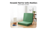 Folding Gymnastics Mat Foldable Design Folding Gym Mat Easy to Store Thick Workout Pad for Students, Beginners, School, Stretching, Outdoor