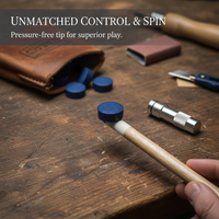 Super Blue Diamond Billiard Cue Tip 11mm for Pool Cues