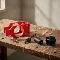Door Lock Installation Kit with Guide Template portable Door Lock Installation Kit Accurate for DIY Users