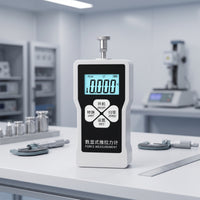 Push Pull Force Meter Electronic Digital Tension Meter Gauge Peak Dynamometer for Technicians, Laboratories