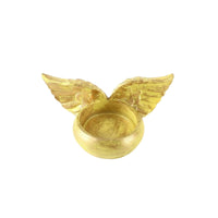Retro Design Angel Feather Candle Holder Distressed Finish Angel Feather S Tealight Holder for Gift Givers, Women, Living Room, Bedroom