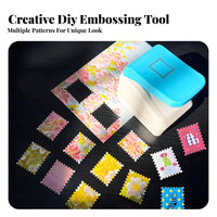 Effortless Punching Embossing Stamp Punch Easy to Use Postage Stamp Paper Punch Long-Lasting for Journal Enthusiasts, Scrapbooking