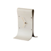 Modern Minimalist White Table Clock for Home Decor