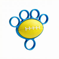 Textured Oval Hand Grip Exerciser Blue Band Five-Finger Grip Coach Stress Relief Finger Exerciser Ball Portable