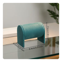 Bracelet Display Pillow Minimalist Design Single Watch Display Stand Sturdy Base Velvet Jewelry Cuff for Dressing Table