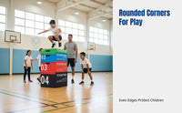 Kindergarten Vaulting Box, Wooden Detachable Gymnastics Equipment, Multitier Training for Children