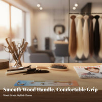 Long-Lasting Hair Extension Hook Needle Lightweight Wooden Handle Latch Hook Easy to Use for Hairstylists, Crafters, Hairpiece Making, Home