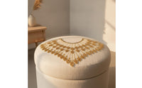 Beaded Neckline Applique Decorative Mesh Neckline Panel with Sequins Sequin Collar Panel Shiny for Dressmakers