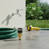 Brass Quick Connect Adapter Leak-Leak-Resistant Connection Universal Tap Connector Resistant Car Wash Hose Adapter for Gardening, Outdoor