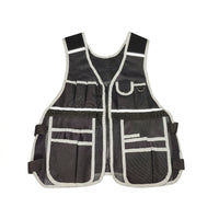 Tool Vest with Pockets Adjustable Workwear Comfortable for Jobsite, Home Repairs